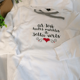 Katrs Mirklis Ir Zelta Vērts Embroidered Hoodie